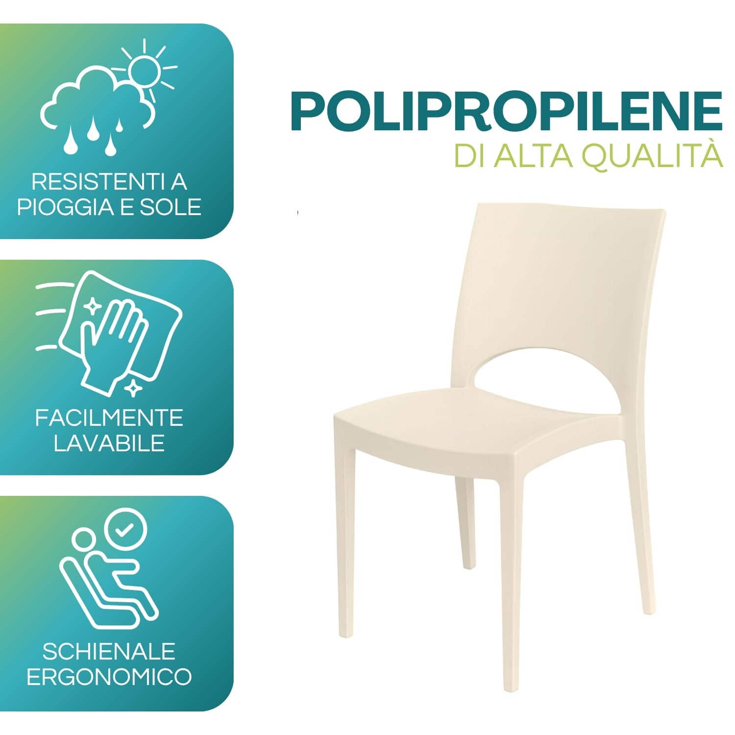 materiale-sedia-paris-avorio Sedia in plastica avorio facilmente lavabile con schienale ergonomico GRANDSOLEIL