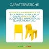 sedia-venice-gialla-caratteristiche Set sedie Grandsoleil Venice verde anice in plastica impilabili e maneggevoli per interni ed esterni