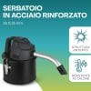 Aspiracenere Paluplus con serbatoio acciaio 0,35 mm antiurto e resistente