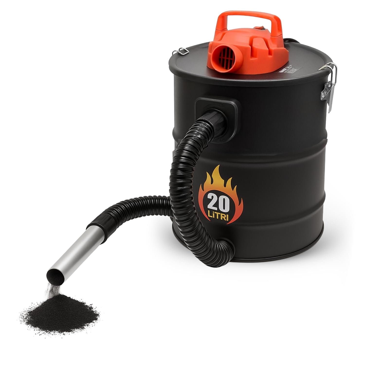 Aspiracenere elettrico 1200 W 20 L per stufe e camini