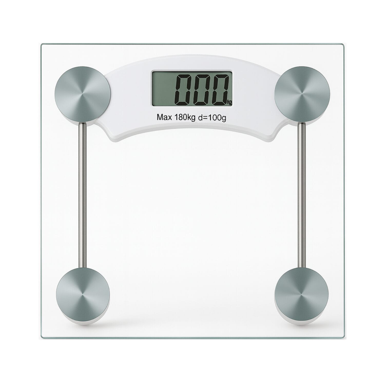 bilancia-principale Bilancia digitale pesapersone in vetro temperato con display LCD 180 kg