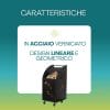 portalegna-con-ruote-caratteristiche Portalegna con ruote in acciaio verniciato dal design lineare e geometrico