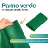 Set-roulette-tappetino gioco roulette con panno verde in tessuto effetto feltro