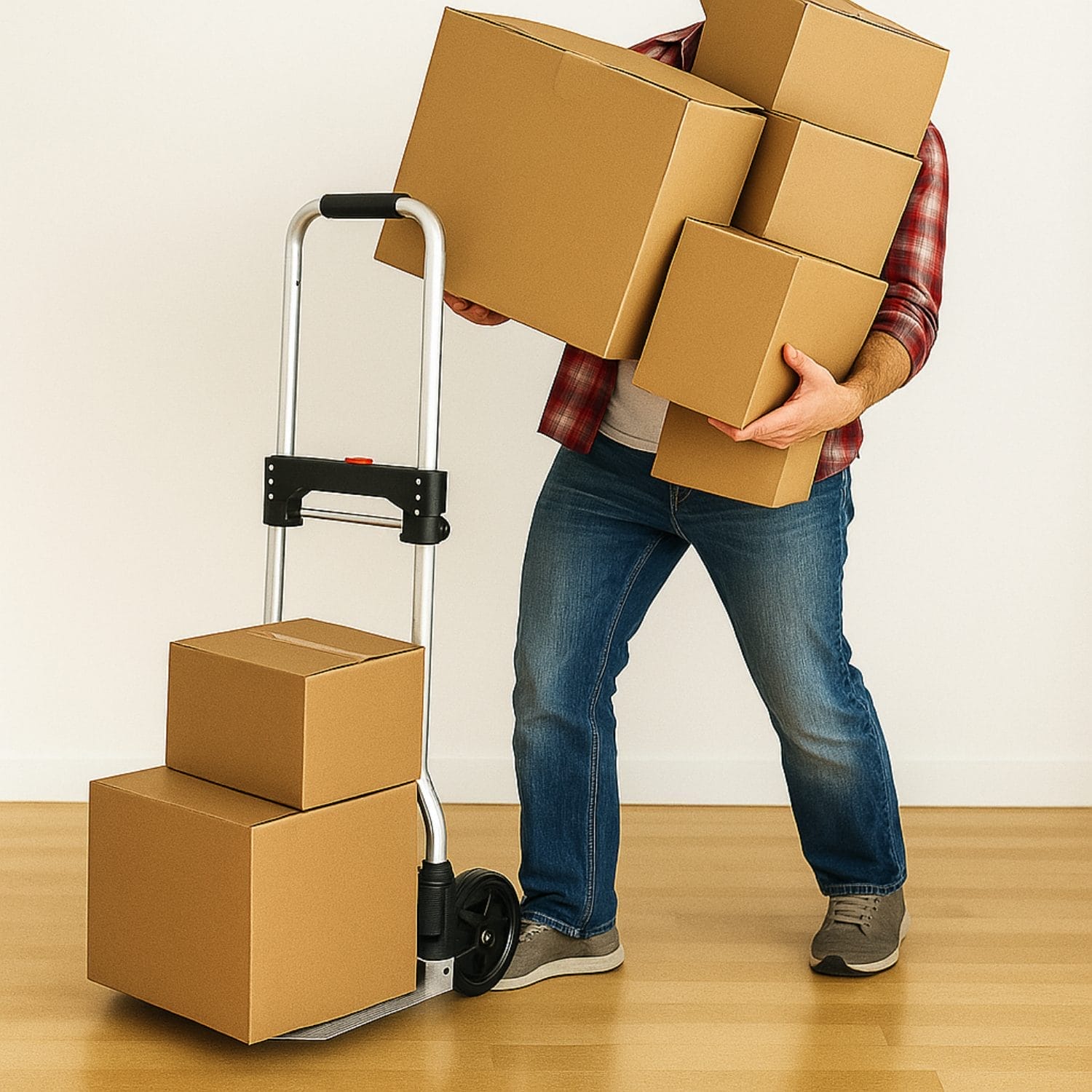 portapacchi a 2 ruote coreografica Carrello portapacchi per trasporto scatole e carichi domestici