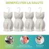 Set evaporatori a forma di gatto per termosifoni, benefici contro aria secca e irritazioni