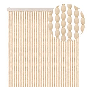 Tende antimosche in corda beige 100&times;220 cm