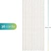 misura-tenda-peluche-bianca Tenda antimosche bianca effetto peluche 90x220 cm con 36 corde