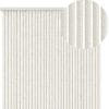 principale-tenda-peluche-bianca Dettaglio corde morbide soft touch effetto peluche bianca