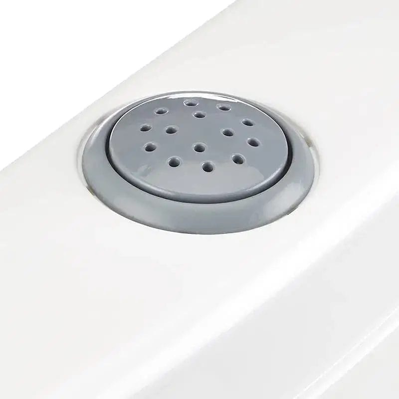 Dettaglio vasino educativo Dolu bianco con seduta forata anti-schizzo per bambini