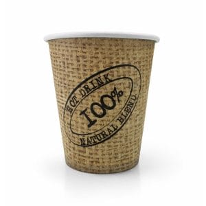 Bicchieri di carta con grafica JUTA 200 ml