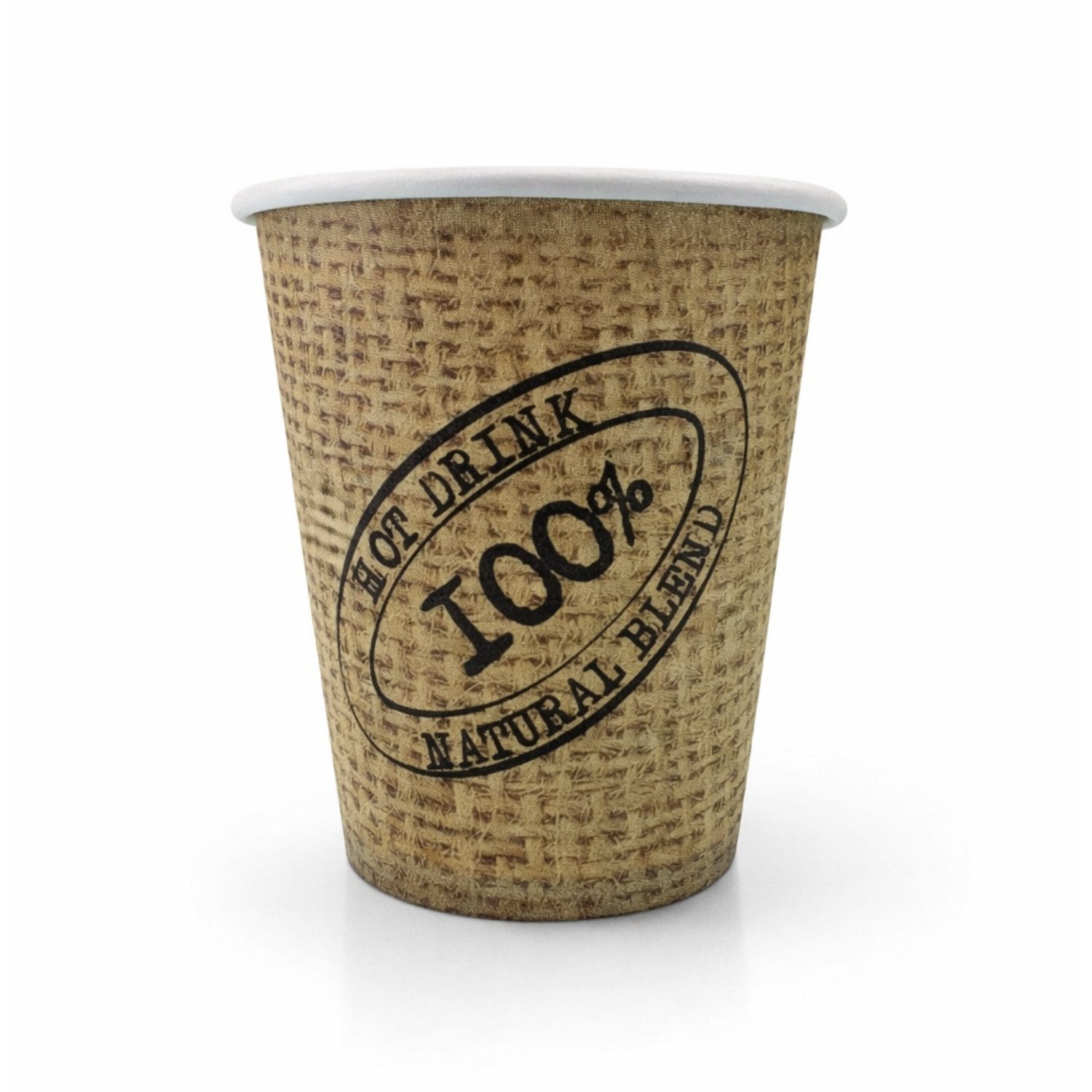 bicchieri in juta foto Bicchieri carta Juta 200 ml per caffè bevande calde e fredde eco