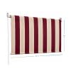 tenda con catenella 2x3 misure bordeaux Tenda da sole Sangiorgio 200x300 cm a righe bordeaux con catenella da esterno