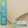 Dettaglio telo premium beige 280 g/m² resistente ai raggi UV e agli strappi per tenda da sole