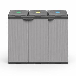 Mobile pattumiera a 3 scomparti