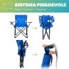 sistema-sedia-pieghevole-campeggio-blu Sacca per trasporto sedia pieghevole con tracolla inclusa facile da portare per campeggio e spiaggia