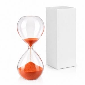 Set 12 Clessidre in vetro bomboniera da 5×13 cm