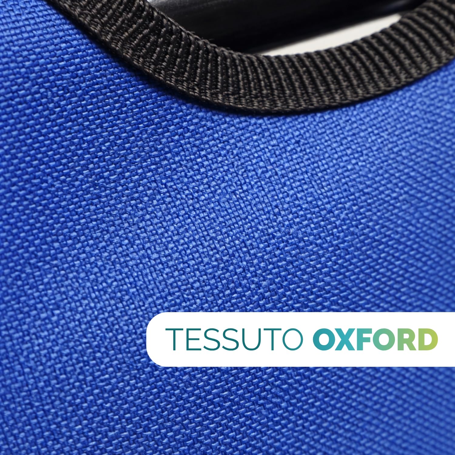 Dettaglio tessuto Oxford resistente carrello spiaggia durevole e anti usura