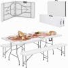 principale-set-quattro-stagioni Tavolo pieghevole con panche richiudibili e sistema a valigia per picnic e catering
