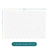 rete metallica zincata a rombi misure Rete zincata 10x1 m in acciaio 0,5 mm per recinzioni, pollai e giardinaggio