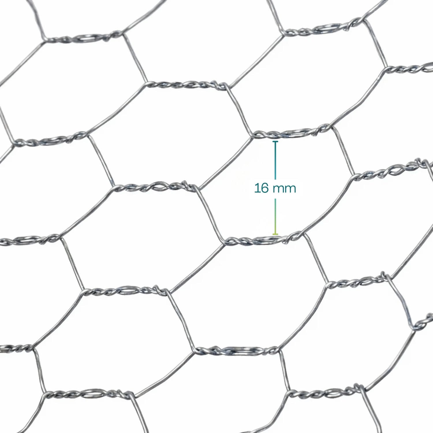 rete metallica zincata a rombi trama Rete zincata a maglia esagonale 16 mm per pollaio, orto e protezione piante