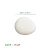 Sasso bianco decorativo diametro 2-5 cm, Made in Italy ideale per uso esterno ed interno