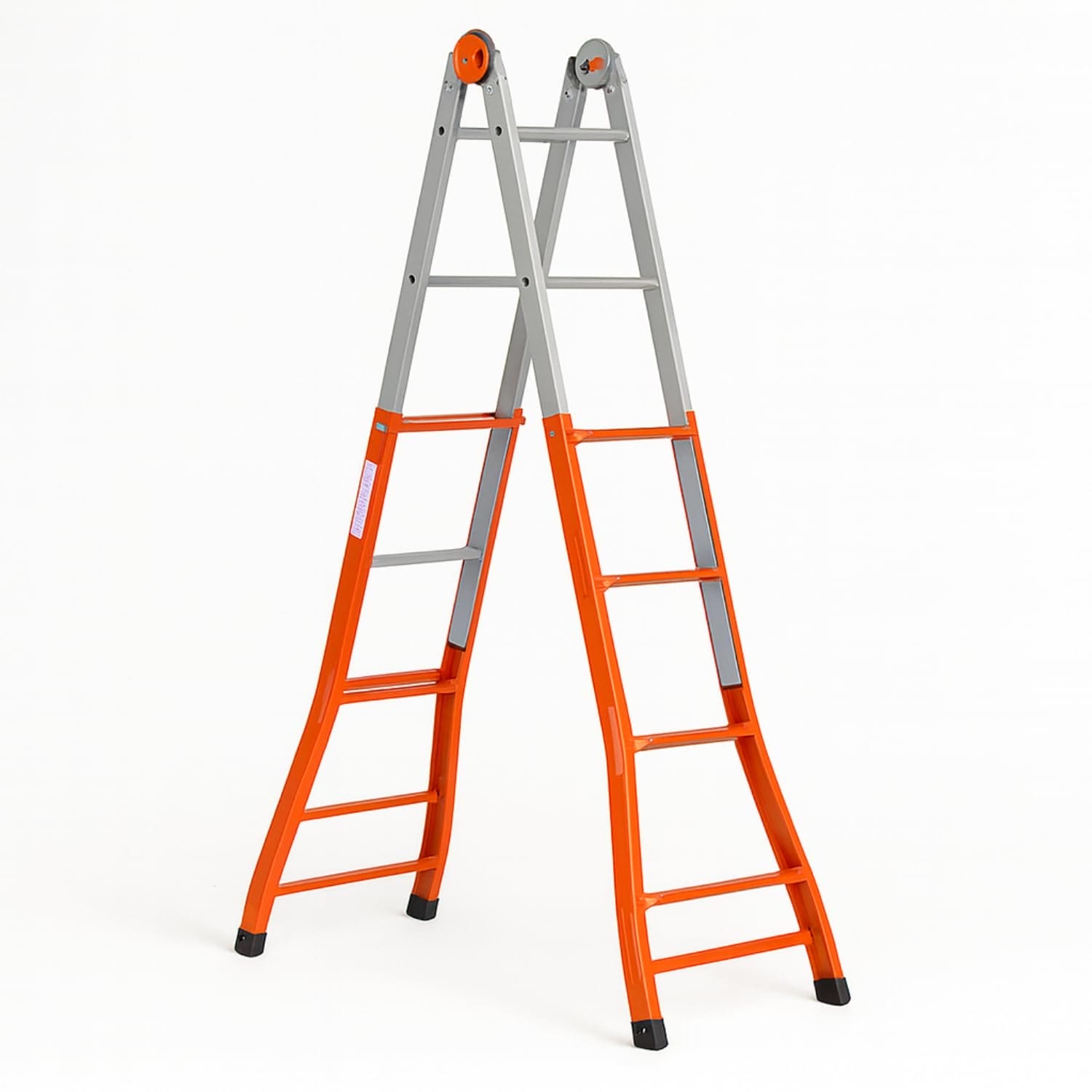 Scala telescopica Gierre 4+4 gradini aperta a portafoglio