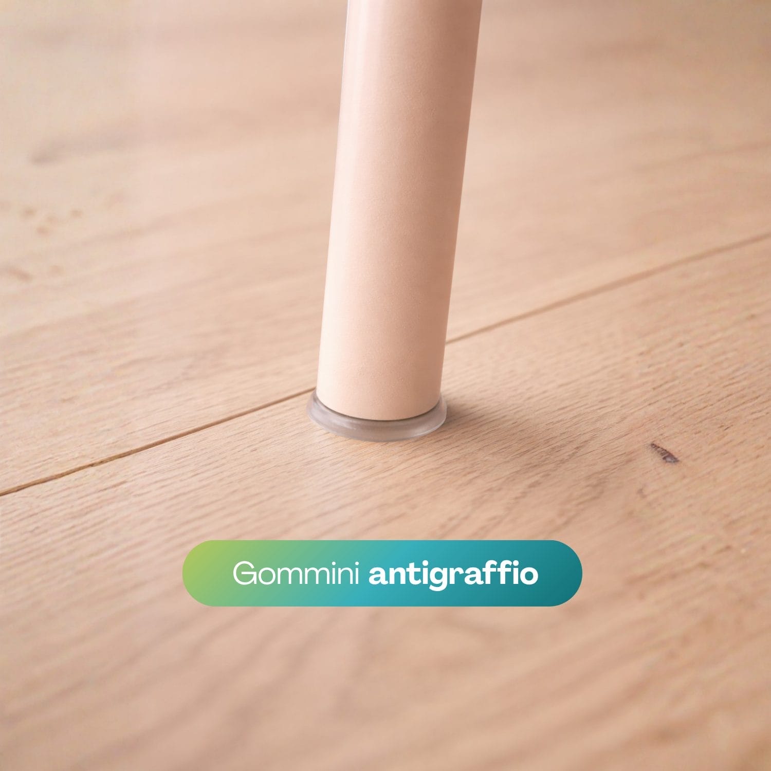 Gommini antigraffio per sedia in polipropilene da interno esterno con piedini antiscivolo