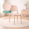 sedie ovali beige materiale Sedia in polipropilene beige ergonomica con schienale ovale