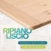 spianatoia in legno ripiano Spianatoia in legno con superficie liscia e bordi arrotondati