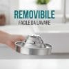 spremiagrumi bianco removibile Dettaglio spremiagrumi manuale con componenti removibili in acciaio inox, facili da lavare