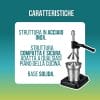 spremiagrumi nero caratteristiche Spremiagrumi manuale nero in acciaio inox con struttura compatta, sicura e base solida