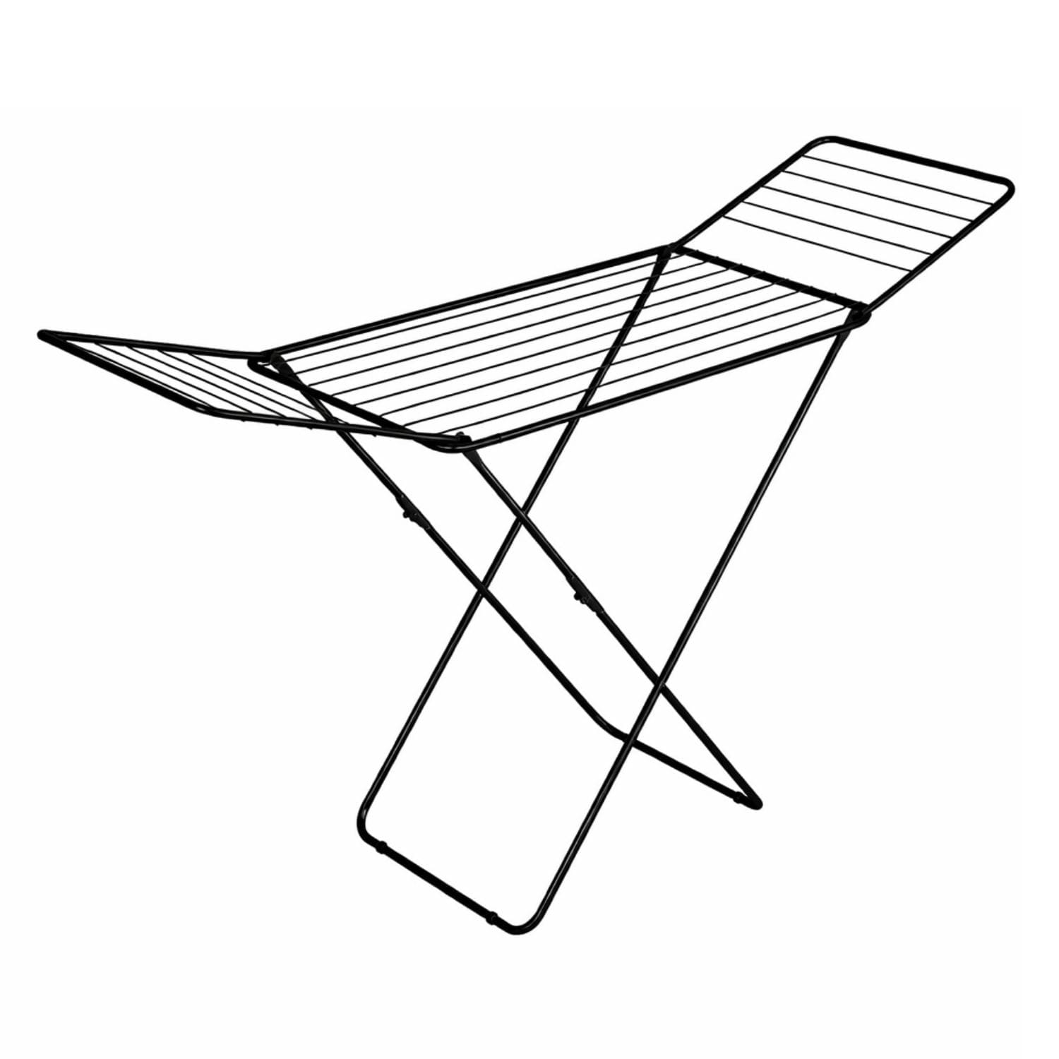 stendibiancheria in acciaio principale Stendibiancheria in acciaio pieghevole con ali laterali per bucato