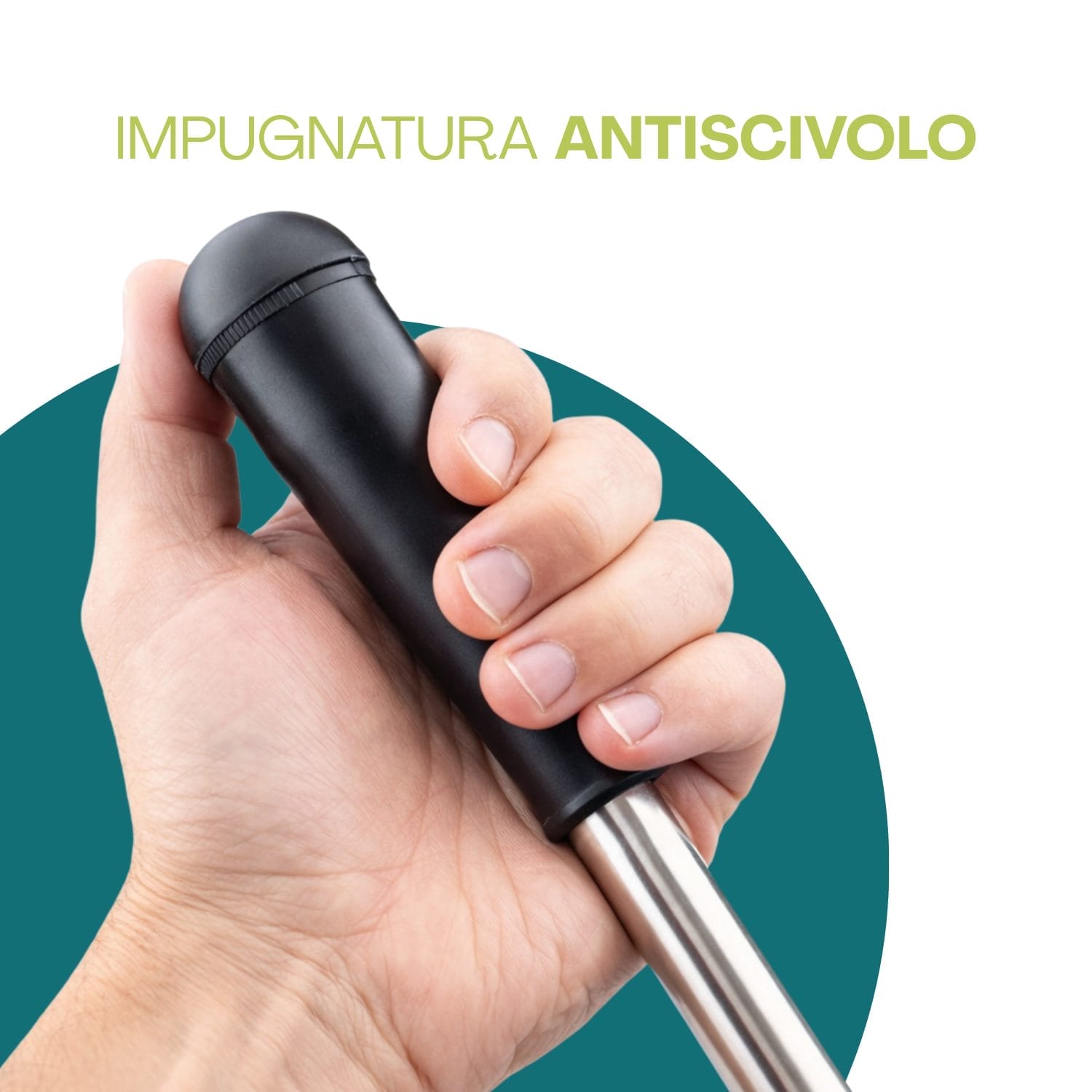 Impugnatura antiscivolo ergonomica della tappatrice a cremagliera