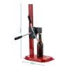 tappatrice a cremagliera misure Tappatrice a cremagliera con altezza 51 cm e base 26 cm