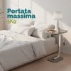 tavolino per divano portata Tavolino da divano con portata 5 kg ideale come supporto pc e colazione a letto