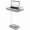 tavolino per divano per PC Tavolino a forma di C con piano effetto legno per notebook e smart working a casa