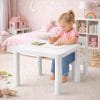 tavolino plastica coreografica tavolino per bambini in plastica bianca per disegno e attività in cameretta