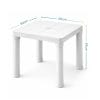 tavolino plastica misure tavolino per bambini in plastica 50x50 cm altezza 47 cm con struttura stabile