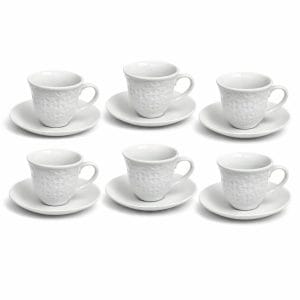 Tazze caffè da 80 ml con piattino