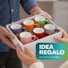 tazzine colorate 80ml regalo Set tazzine caffè colorate 80 ml idea regalo per casa e amici