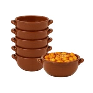Set 6 Ciotole in terracotta 14×6 cm