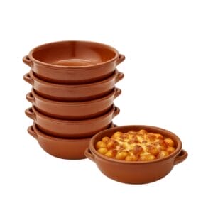 Set 6 Tegamini in coccio 15×5 cm