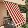 tende senza cassone bordoux Tenda da sole 400x300 cm bordeaux crema su terrazzo