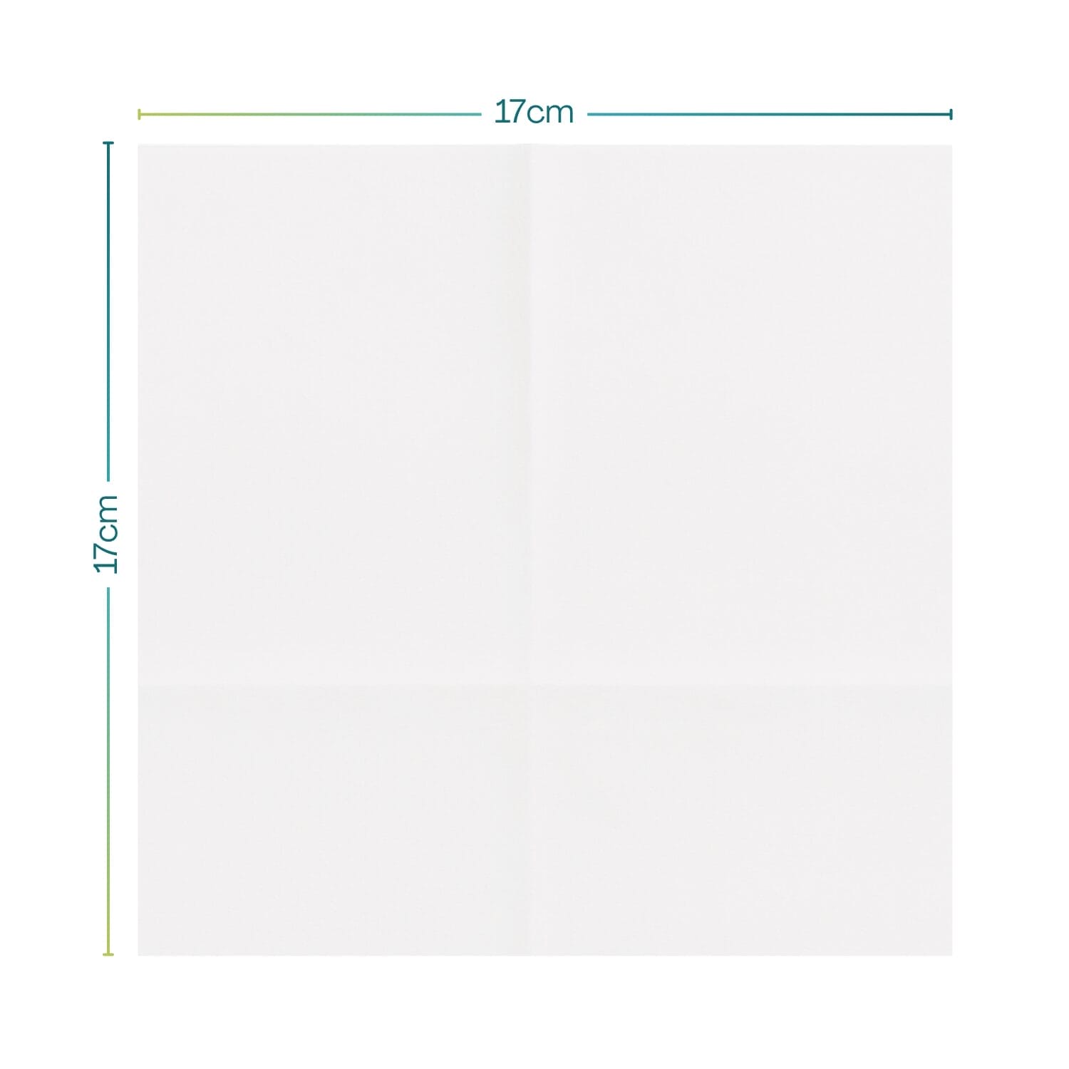 Tovagliolo bianco 17x17 cm 1 velo in pura cellulosa Paluplus – formato compatto per dispenser bar