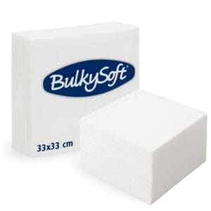 Tovaglioli di carta bianchi 33×33 cm