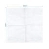 tovaglioli-monovelo-misura Tovagliolo monouso in pura cellulosa bianco con dimensioni 33x33 cm