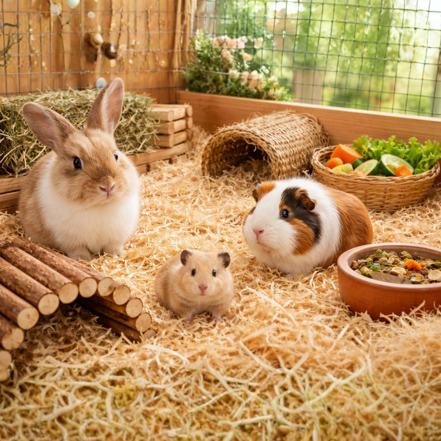 Trucioli di legno per lettiera animali domestici