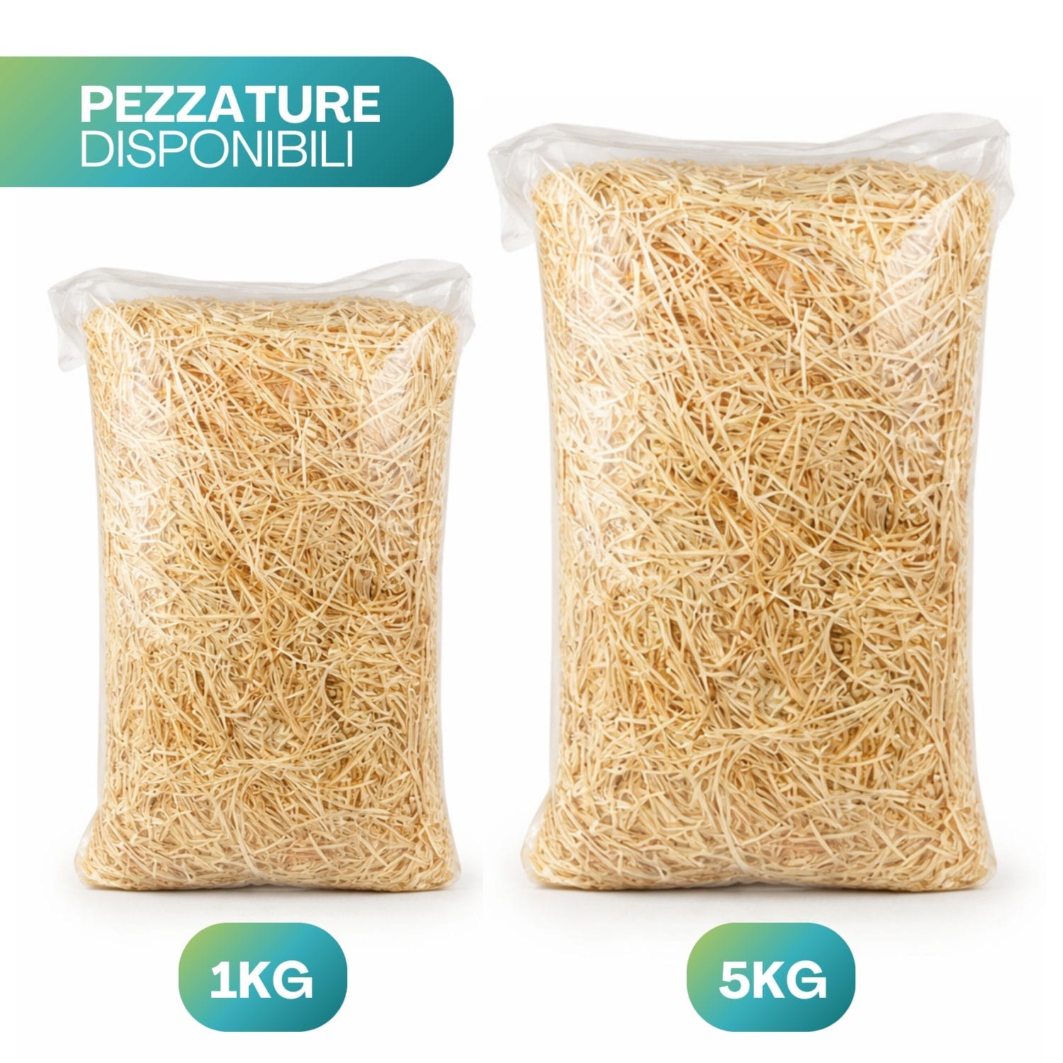 Trucioli di legno confezioni 1 kg e 5 kg