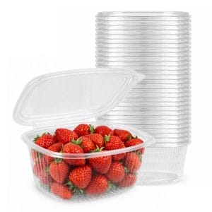 Vaschette ovali plastica trasparente 1000 CC