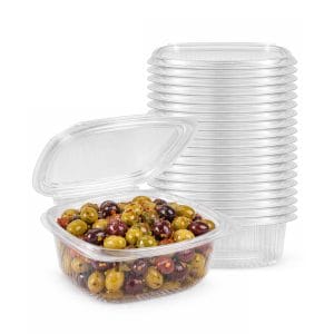 Vaschette ovali plastica trasparente 250 CC